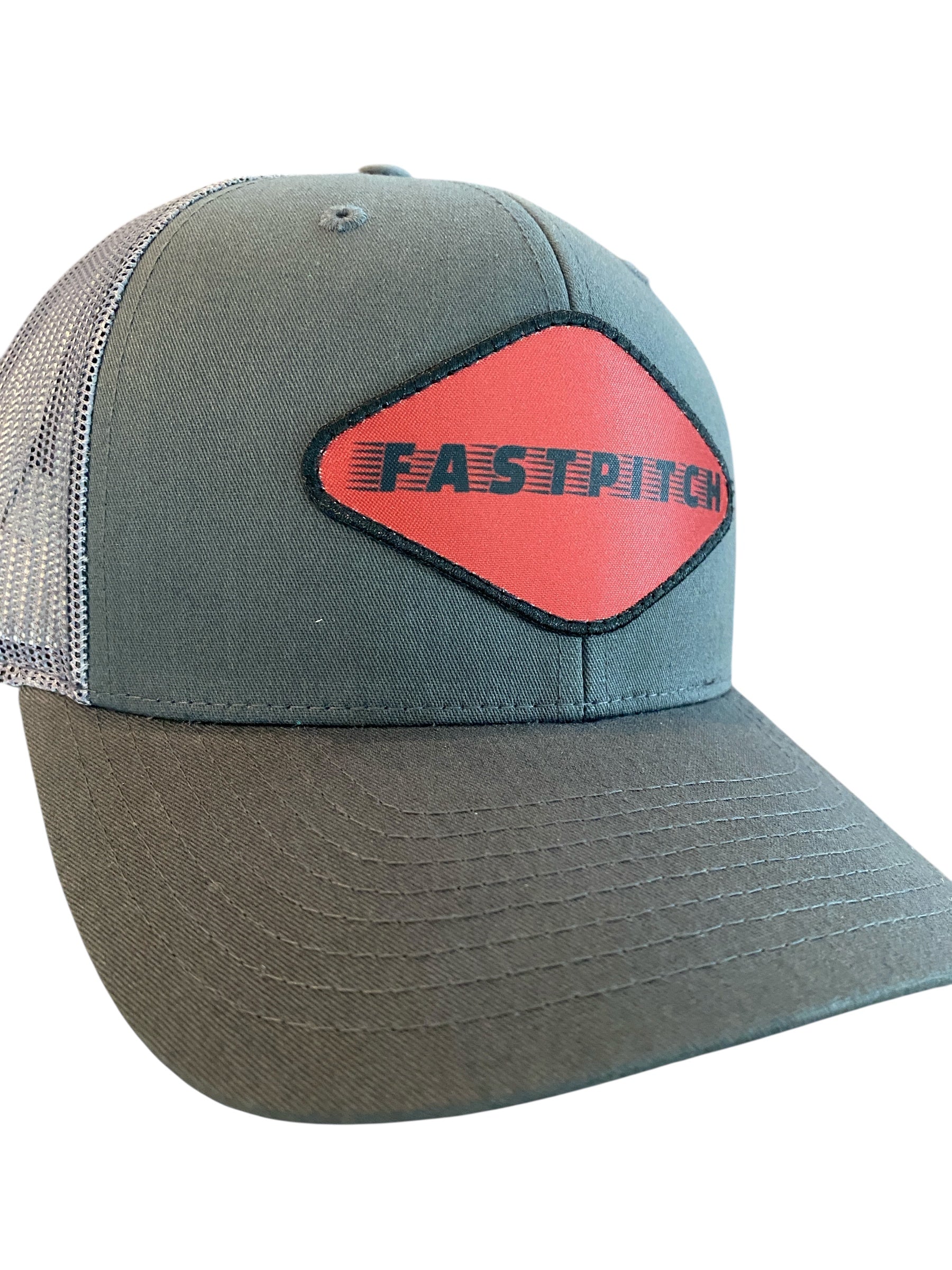 Richardson 112 FASTPITCH Trucker Hat in charcoal