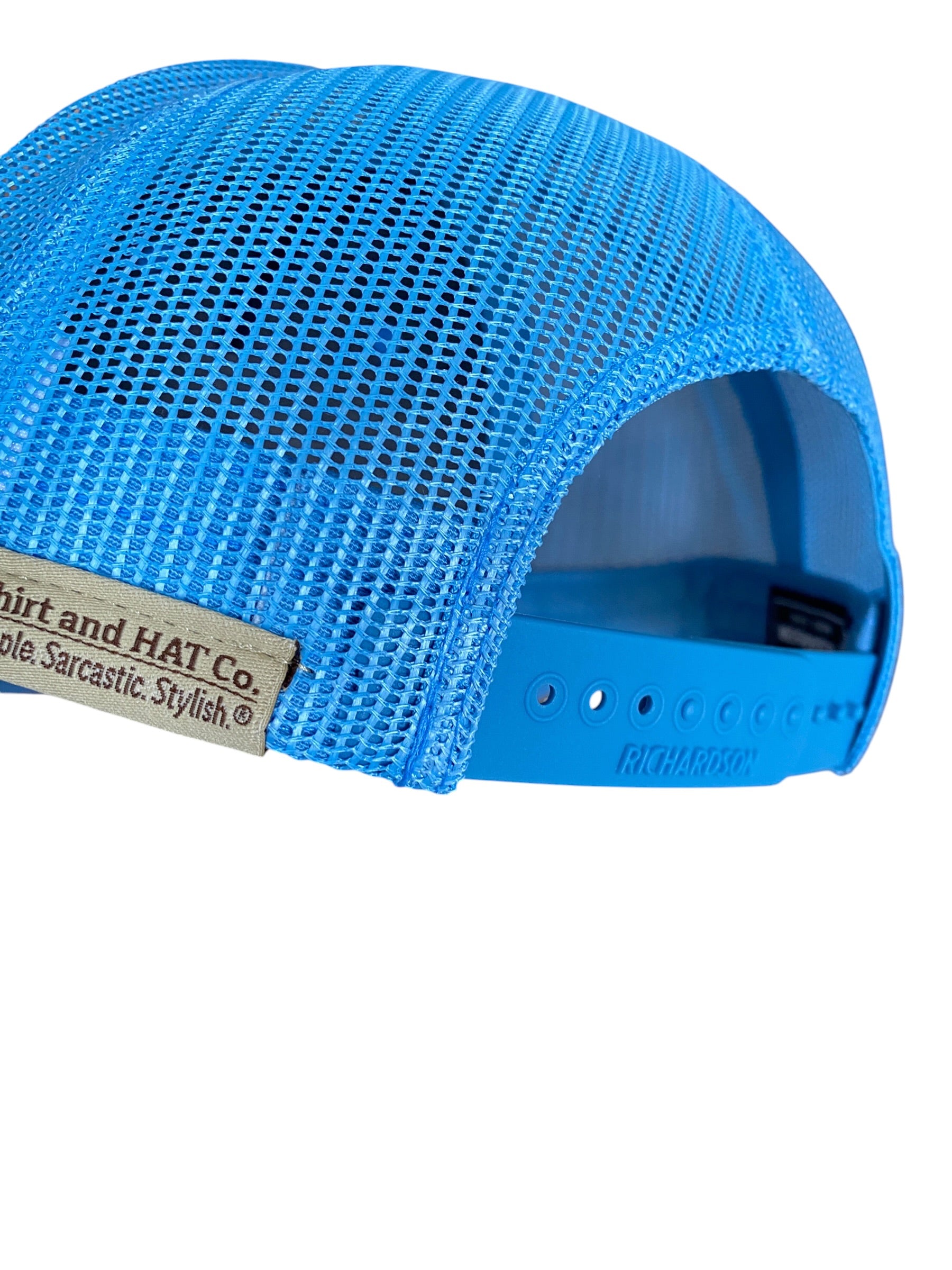 Woven Patch Zbornak Ind. light blue cap with navy rope