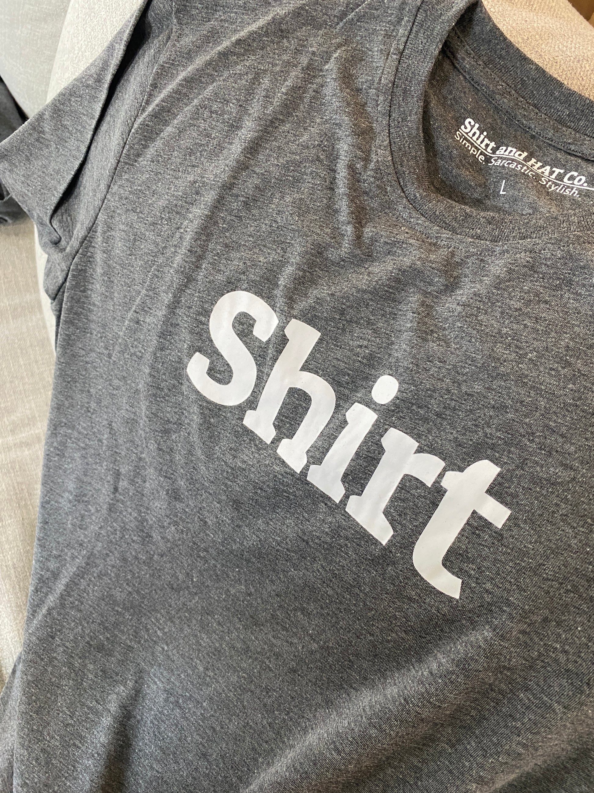 Shirt T-shirt in cotton/polyester blend